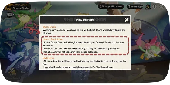 Starry Duels Rules I