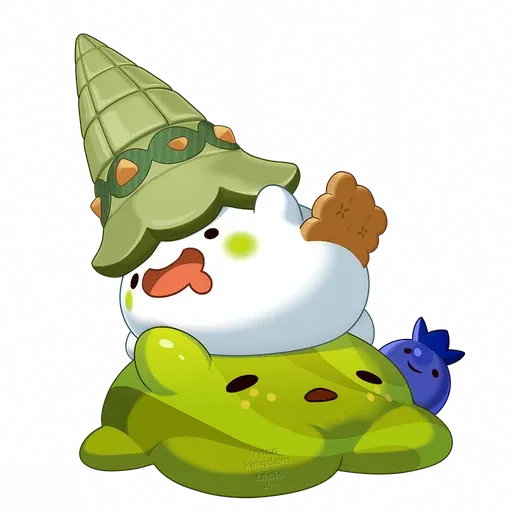 Creamdae (Blueberry-Matcha Flavor)